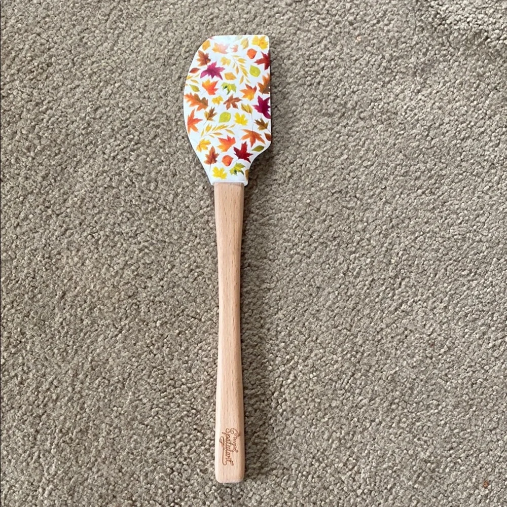 Colorful Leaf Pattern Spatula